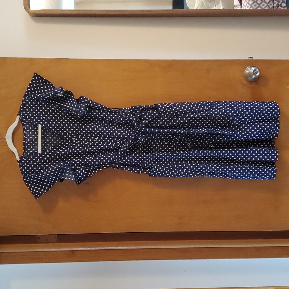 Navy Dress with Pockets